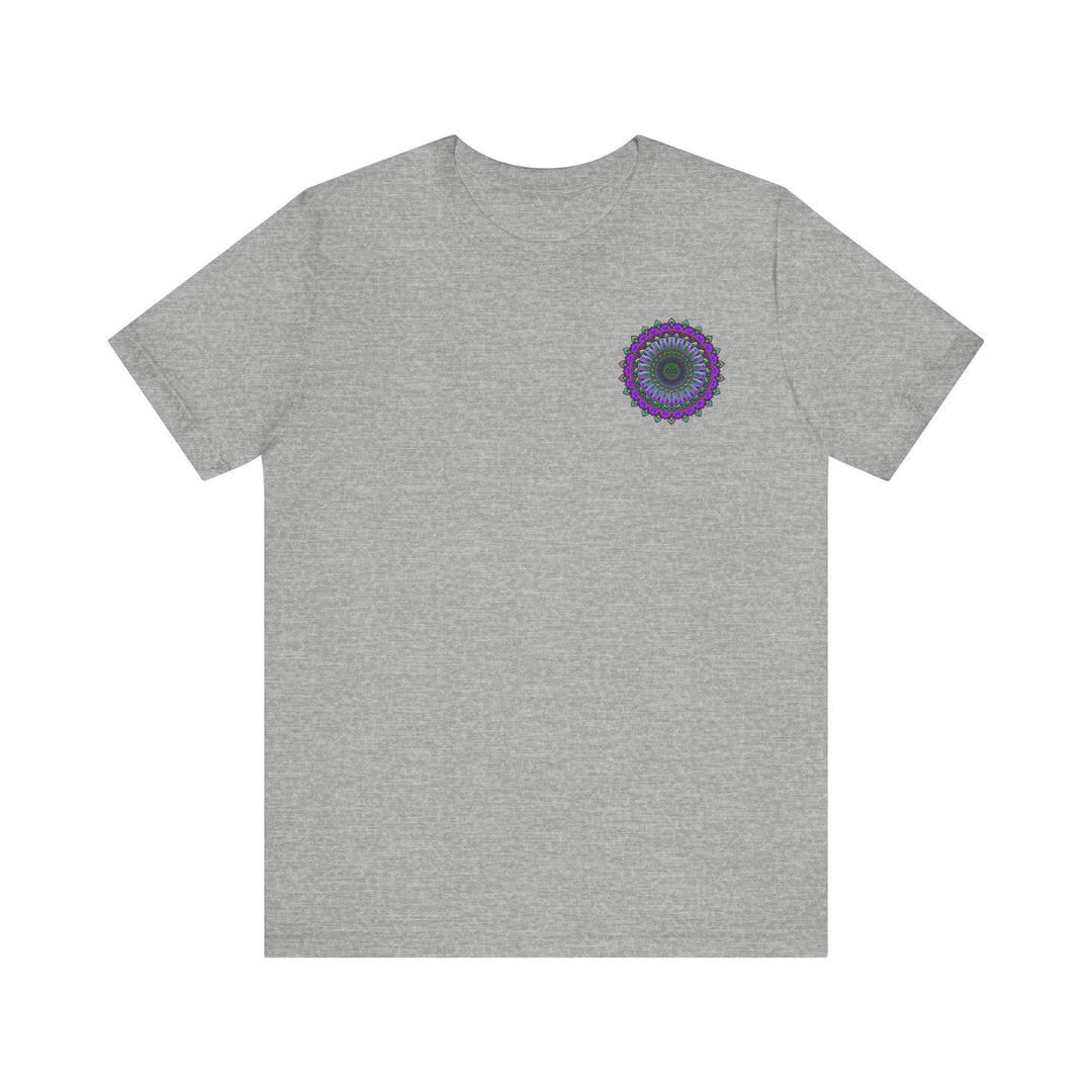 Beautiful mandala tee featuring intricate design for spiritual peace & harmony