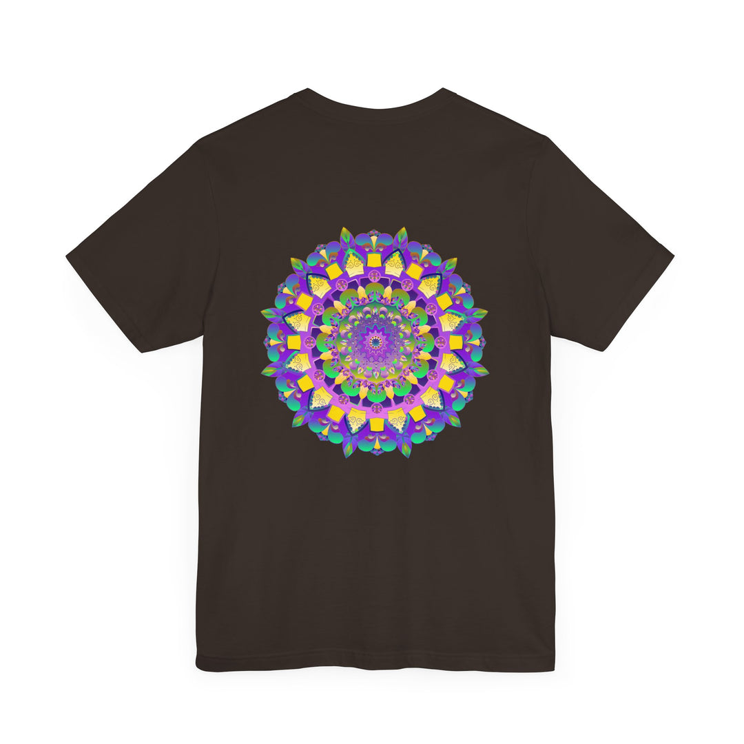 Vibrant Mandala Tee featuring intricate spiritual design symbolizing peace and harmony for a serene and tranquil aesthetic