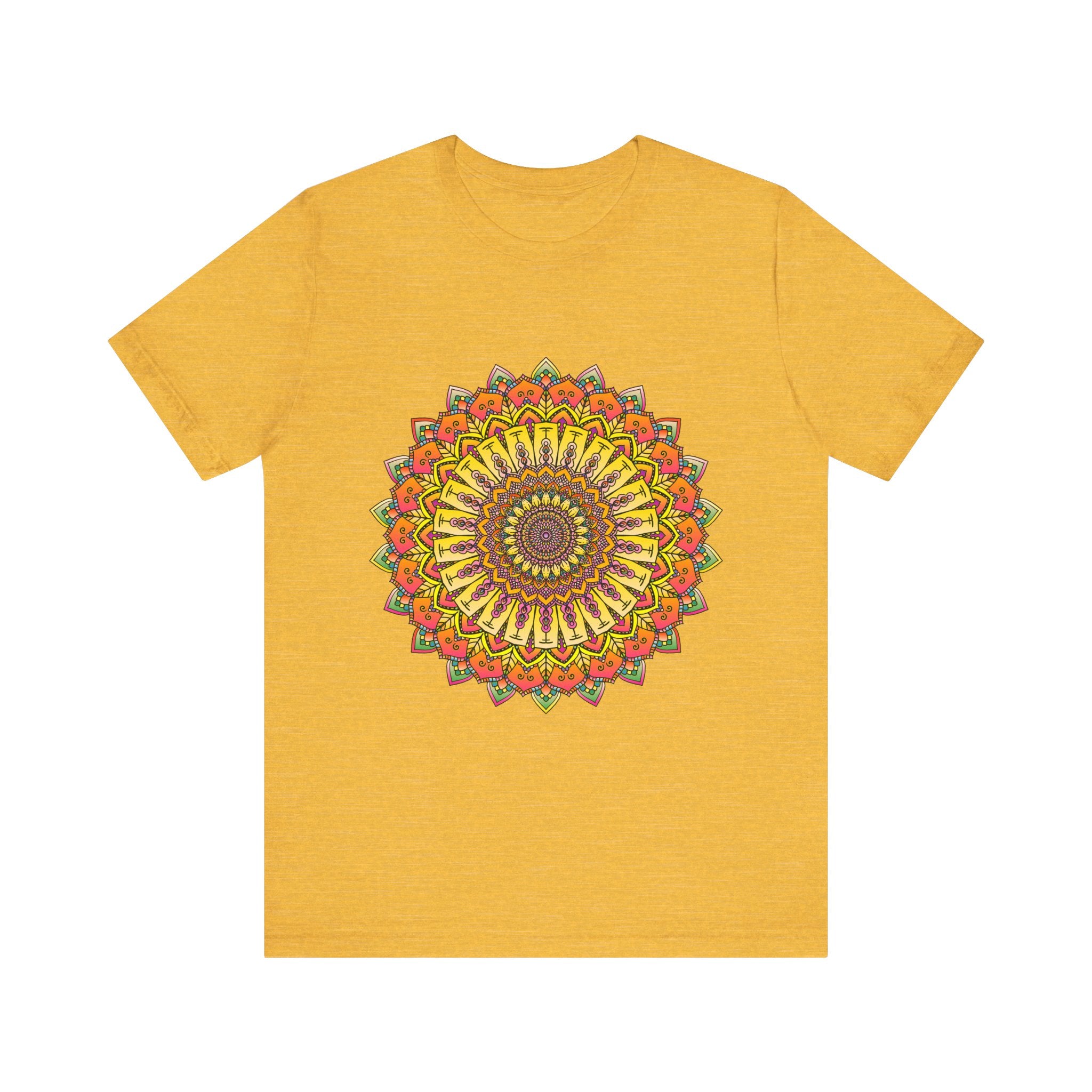 Intricate Mandala T-Shirt - Colorful Geometric Design 2