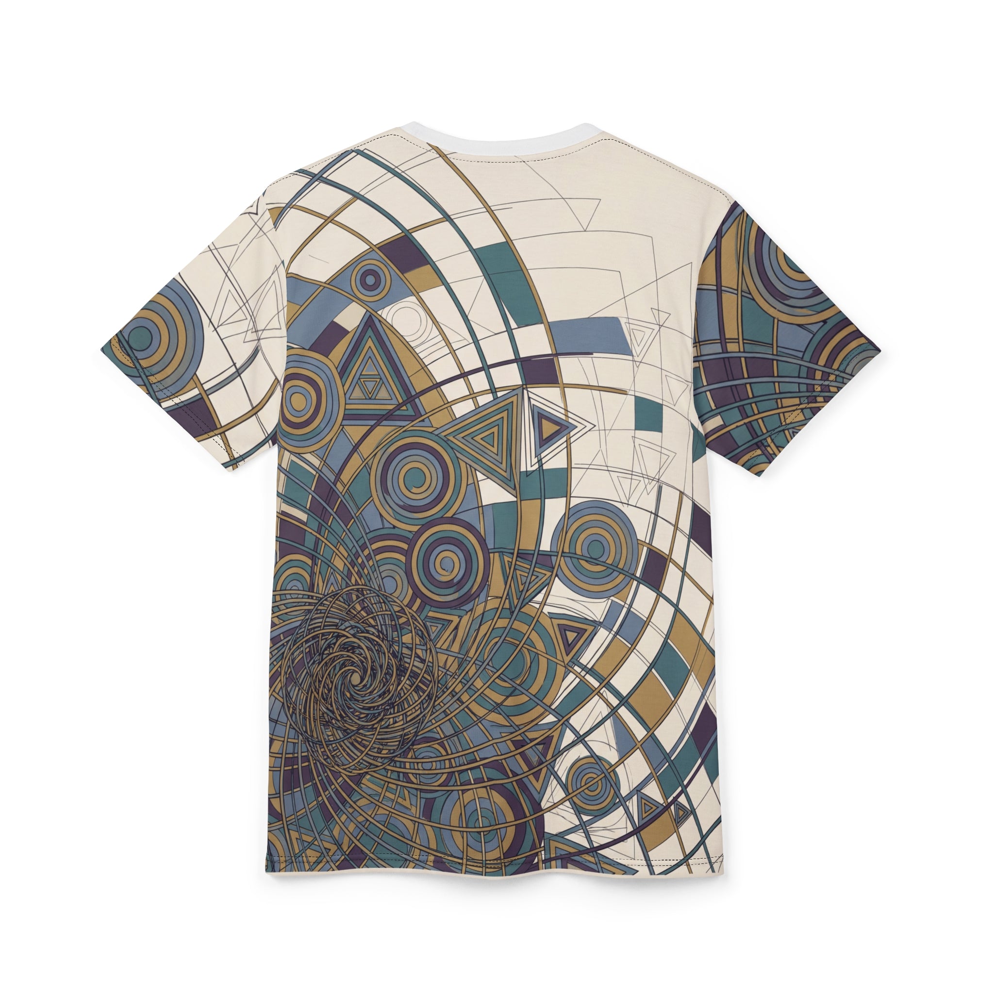 Sacred Geometry Funny Cat — Upside-Down Yawn