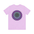 Colorful Mandala Tee featuring intricate design, promoting spiritual peace and harmony