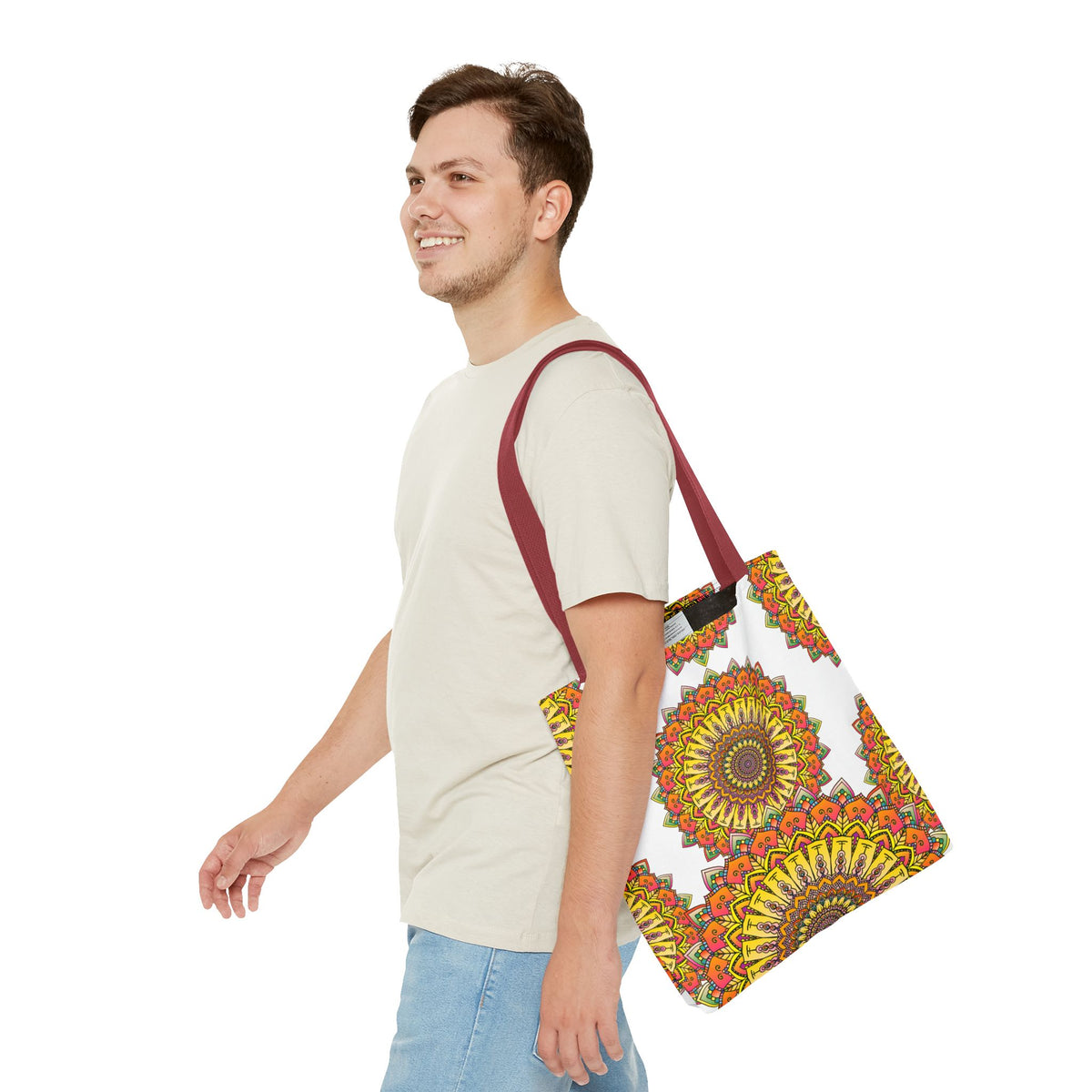 Solar Mandala Tote Bag