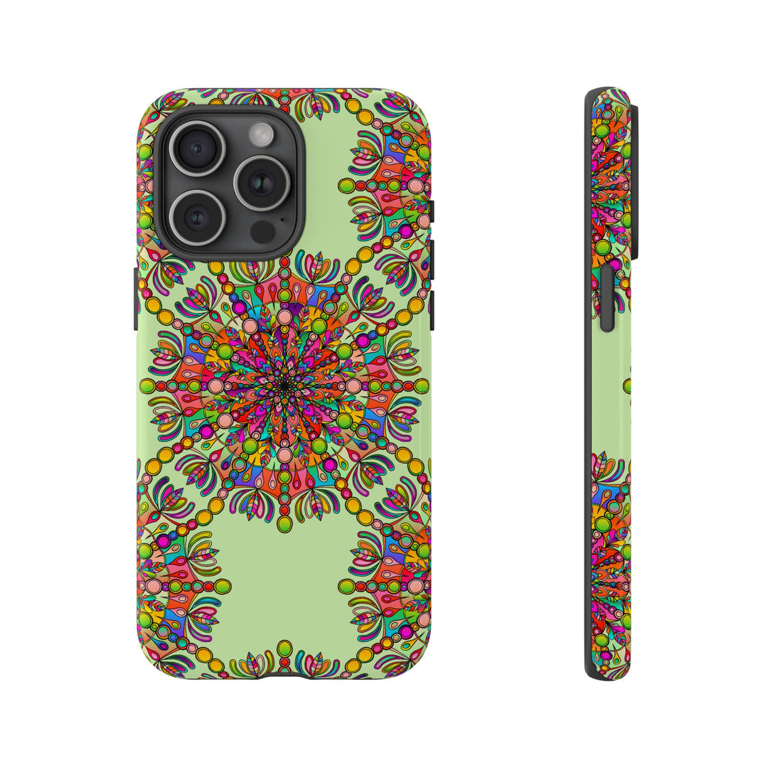 Intricate Mandala Phone Case in Lively Colors for Unique Style