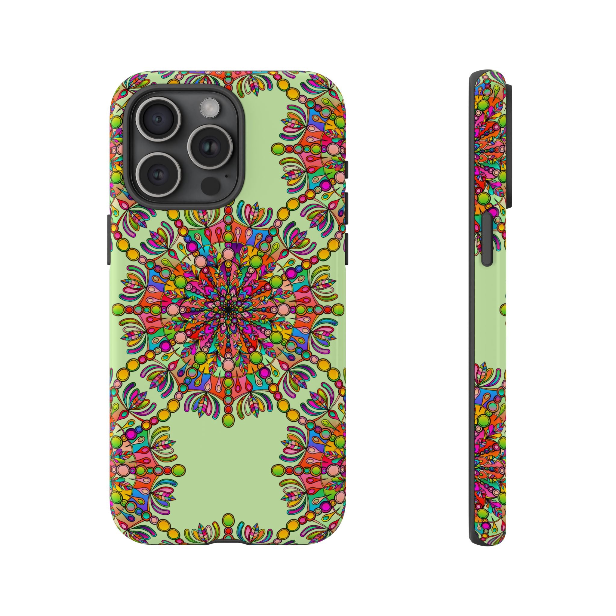 Vibrant Mandala iPhone & Google Pixel Case | Tough Cases