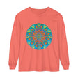 Fashionable and trendy rainbow mandala long sleeve t-shirt