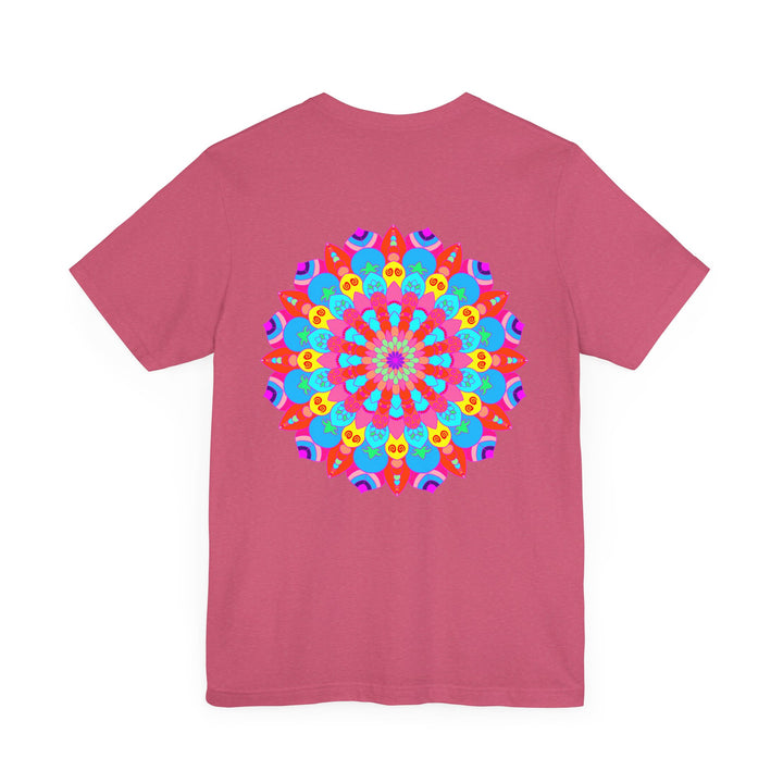 Vibrant Mandala Tee featuring intricate spiritual design for peace and harmony