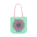 Mandala 'Love You Mom' Canvas Tote — Floral Mother's Day Gift Bag
