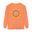 Colorful and intricate mandala design long sleeve t-shirt for both men and women
