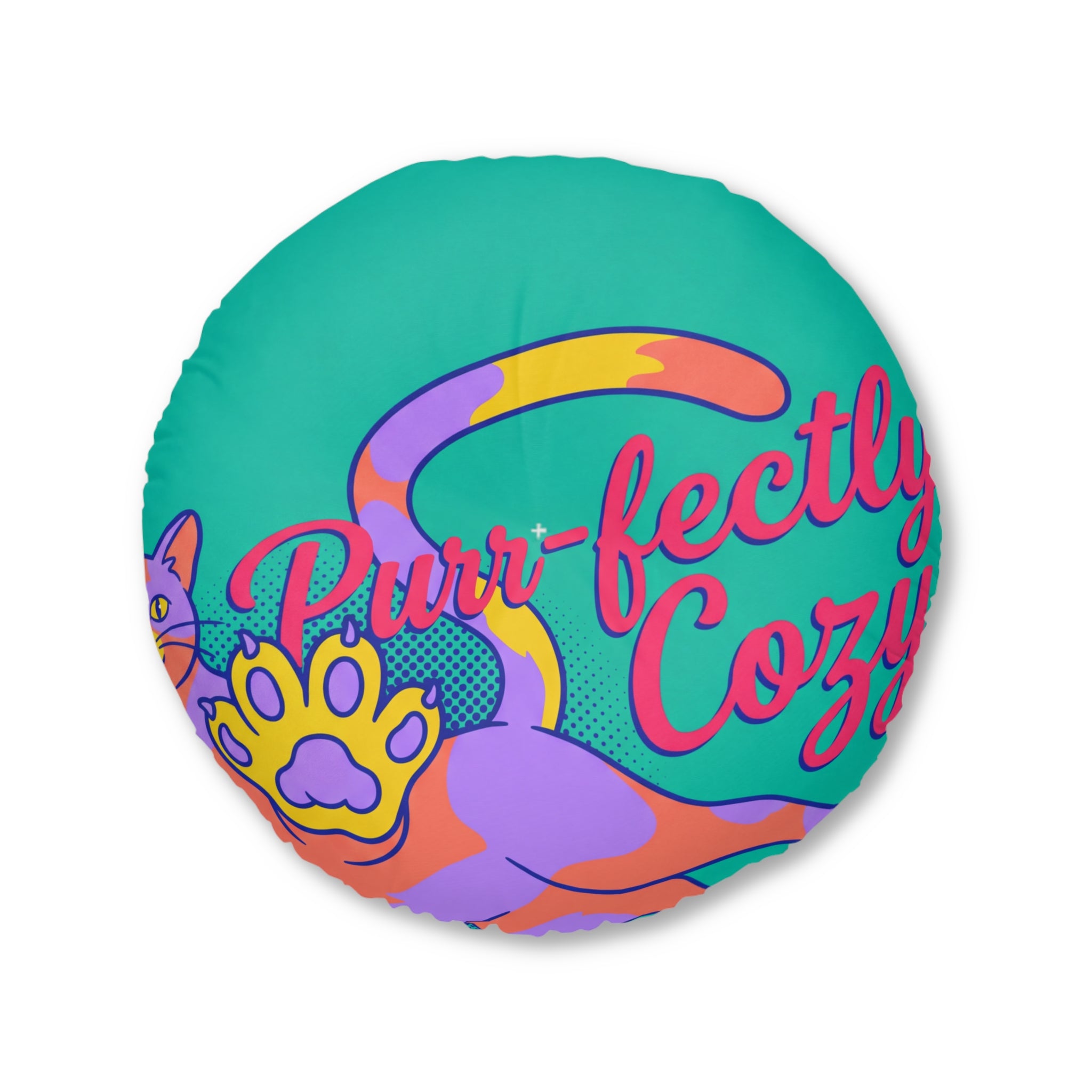 Purr-fectly Cozy Cat Floor Pillow