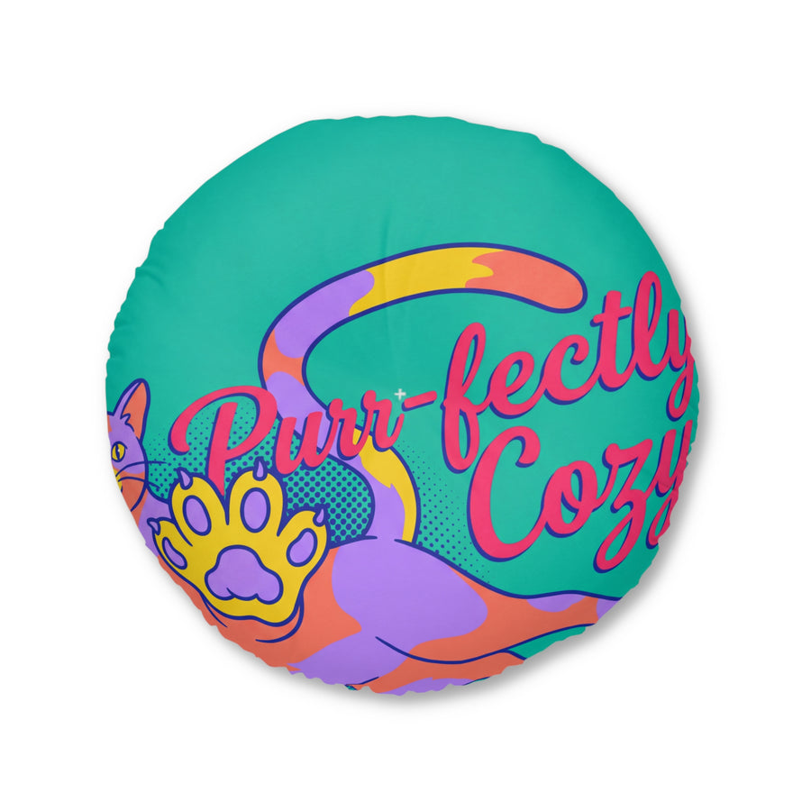 Purr-fectly Cozy Cat Floor Pillow