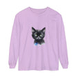 Black Cat Watercolor Unisex T-Shirt featuring a vibrant and playful feline design
