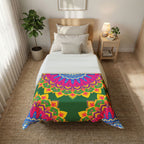 Bettwäsche aus Baumwolle mit Mandala-Motiv im Bohème-Stil