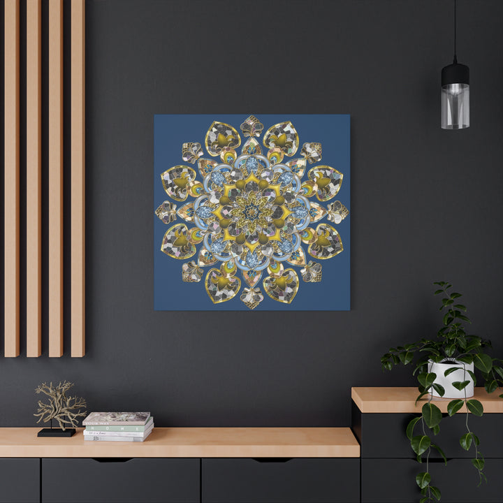 Ornate Mandala Matte Canvas Wall Art by Blululi