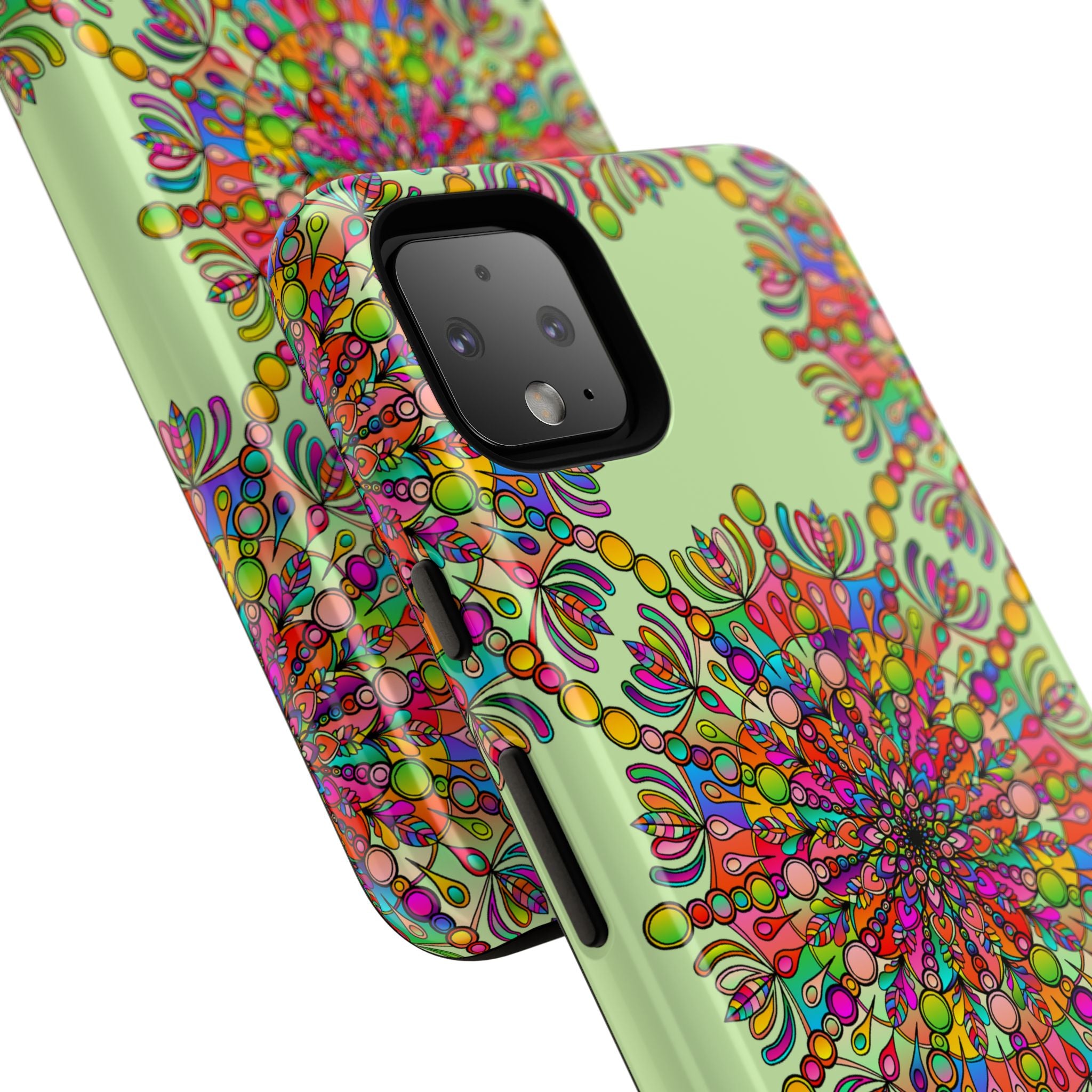 Vibrant Mandala iPhone & Google Pixel Case | Tough Cases