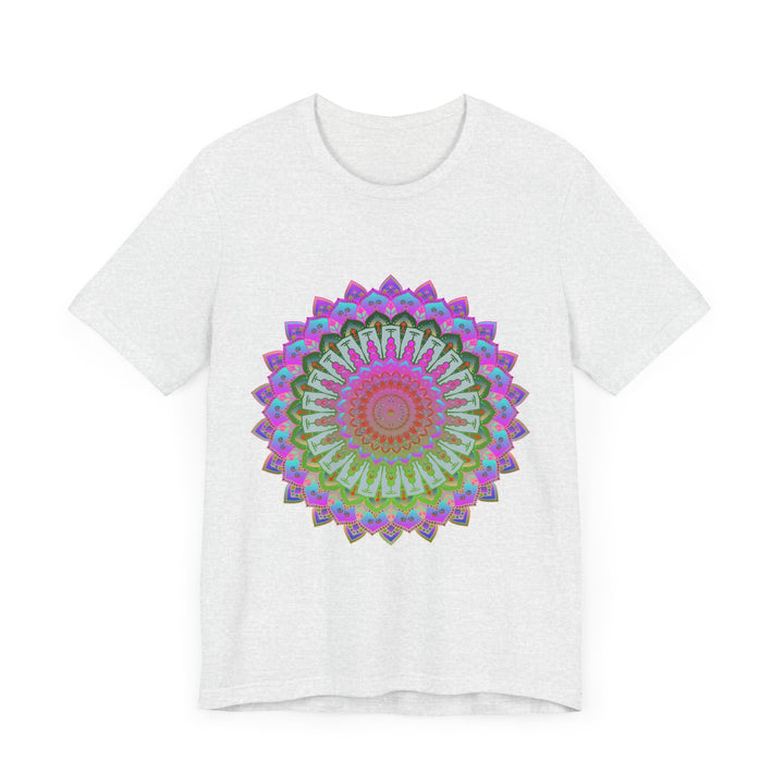 Vibrant Mandala T-Shirt - Colorful & Intricate design, featuring bold and vivid colors, perfect for adding a pop of color to your wardrobe