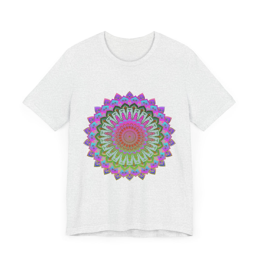 Vibrant Mandala T-Shirt - Colorful & Intricate design, featuring bold and vivid colors, perfect for adding a pop of color to your wardrobe