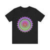 Vibrant Mandala T-Shirt featuring a colorful and intricate design perfect for adding a pop of color to your wardrobe