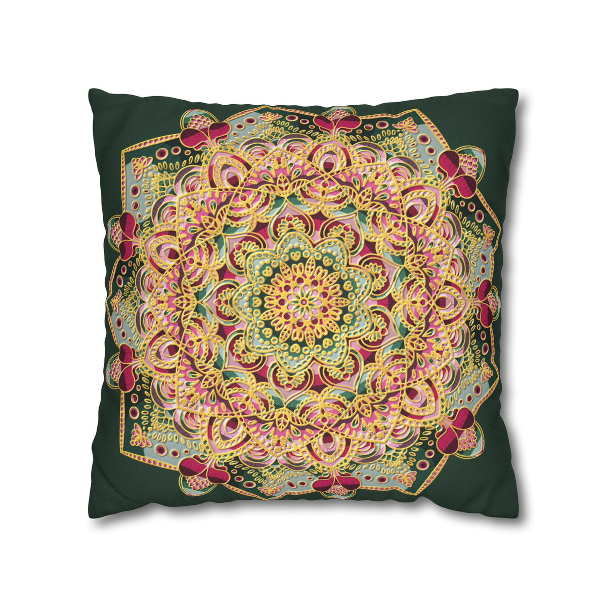 Mandala Boho Square Pillowcase