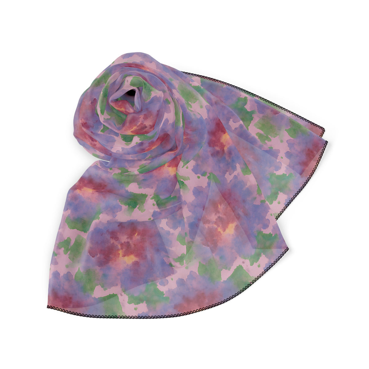 Watercolor Leggings & Scarf Set – Matching Artistic Women’s Outfit