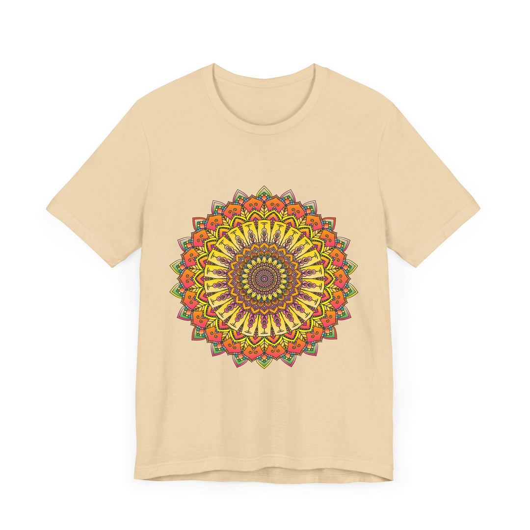 Intricate Mandala T-Shirt - Colorful Geometric Design 24