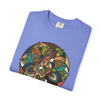 Mandala Earth Flora T-Shirt — Earthy Tones Geometric Art Tee
