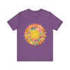 Intricate Mandala Tee featuring vibrant and peaceful colors, perfect for a calming and stylish look