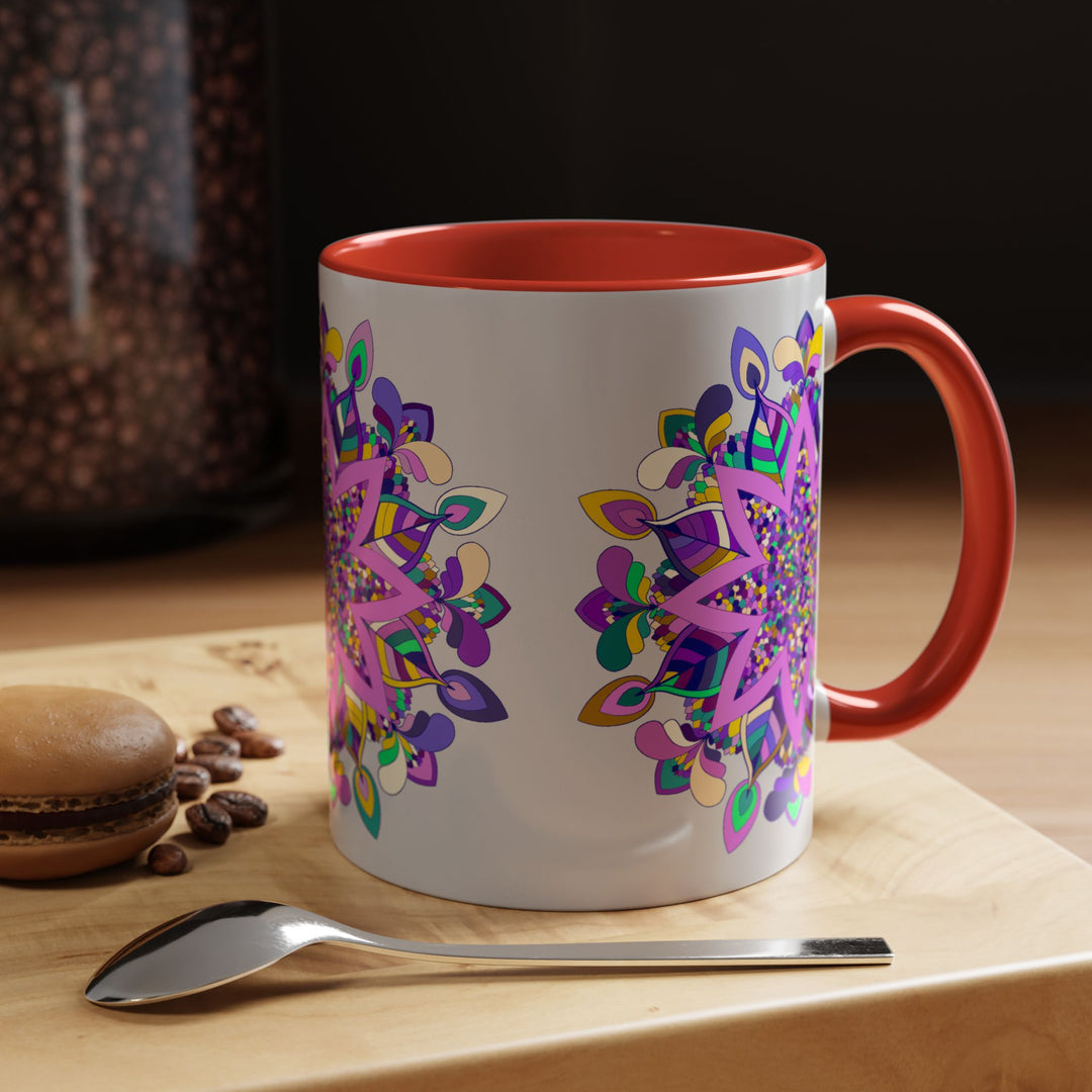  Artistic Mug Featuring Delicate Mandala Artwork 