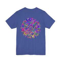  Colorful Mandala T-shirt promoting spiritual balance and tranquility 