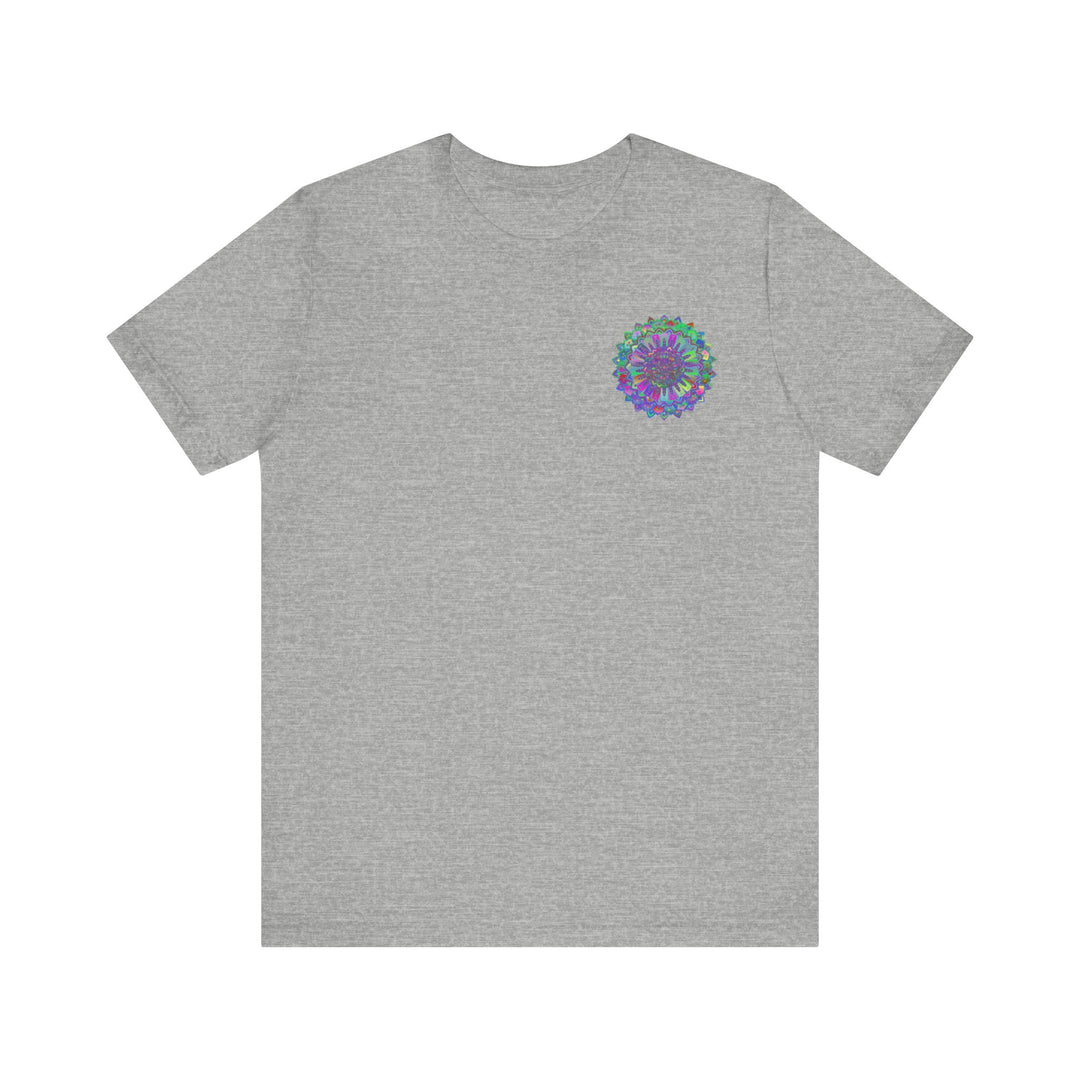 Elegant and peaceful mandala design on a high-quality tee for spiritual harmony