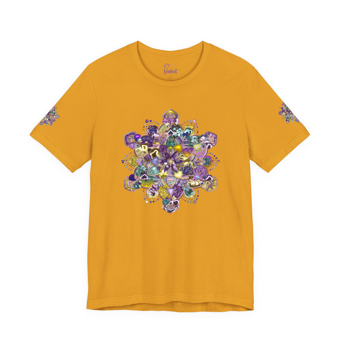 Unisex Floral Jewel Mandala T-Shirt
