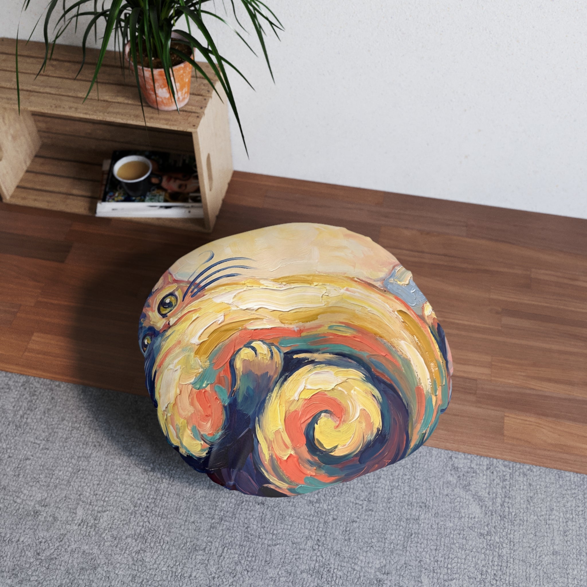 Sunbeam Crescent Katzen-Bodenkissen