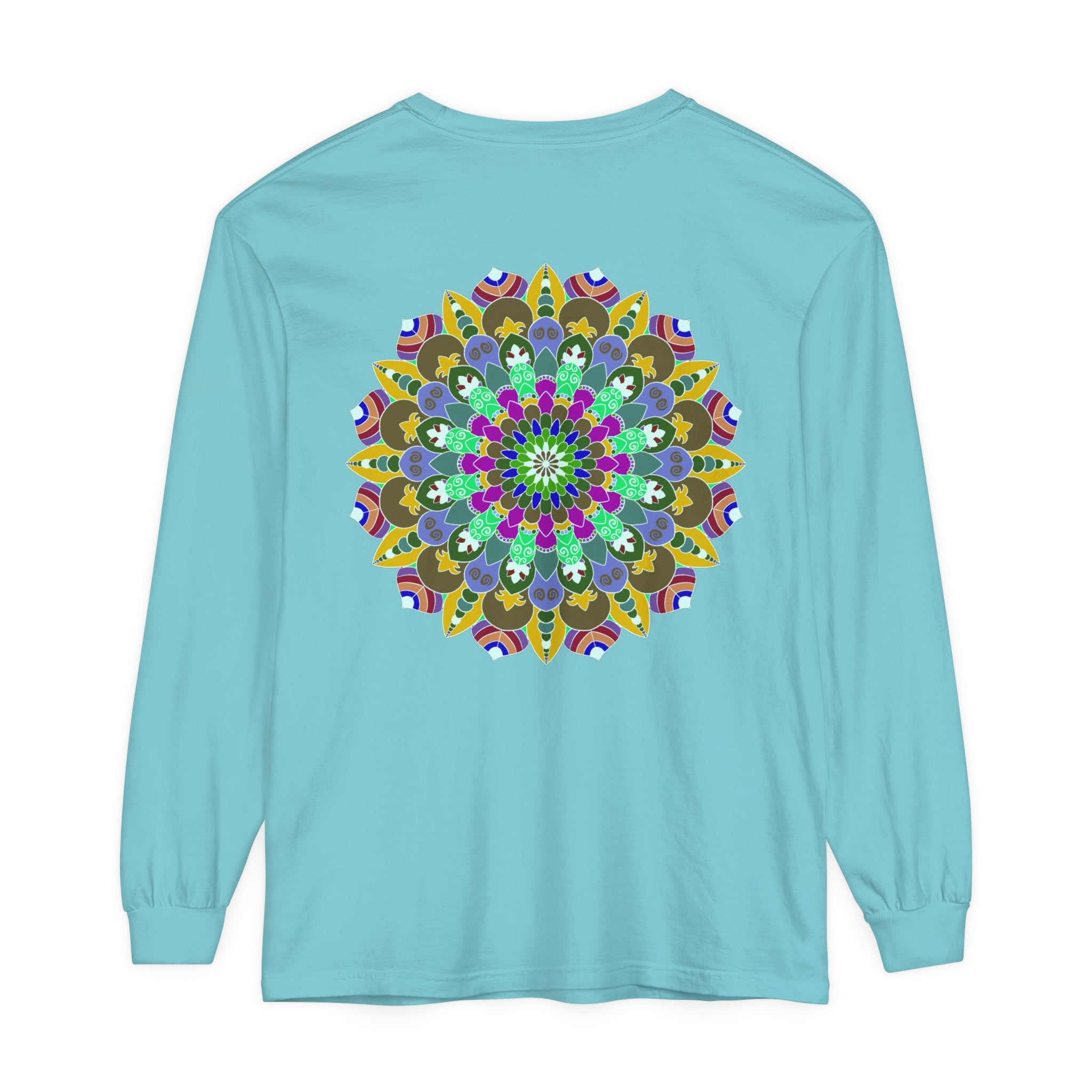 Colorful Mandala Long Sleeve T-Shirt - Spiritual Art 51