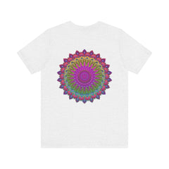 Vibrant Mandala Tee featuring intricate design, representing spiritual peace and harmony, perfect for embracing positive energy and self-expression
