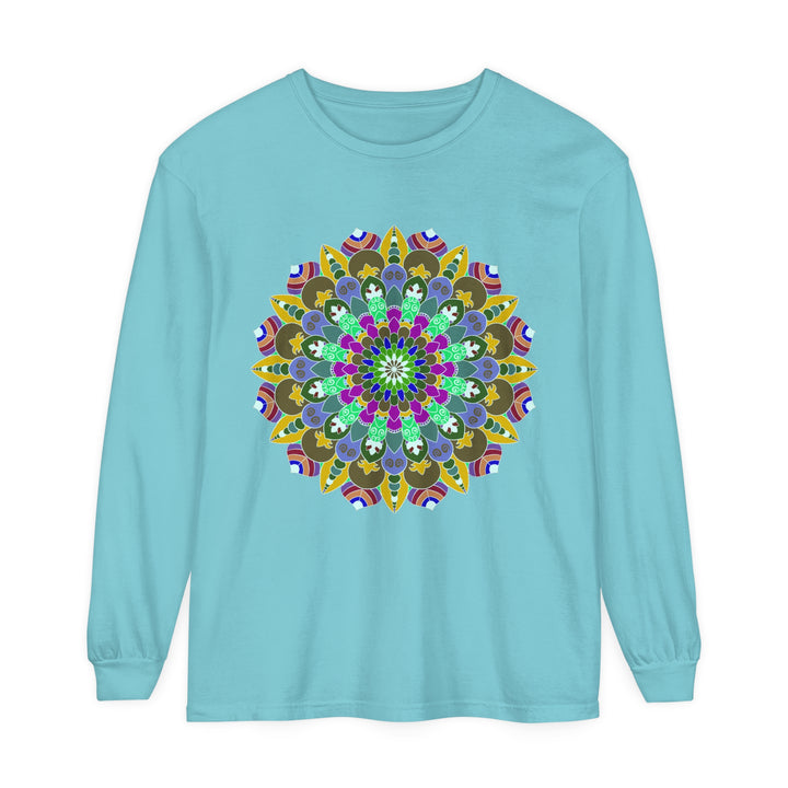 Colorful Mandala Long Sleeve T-Shirt - Spiritual Art 12