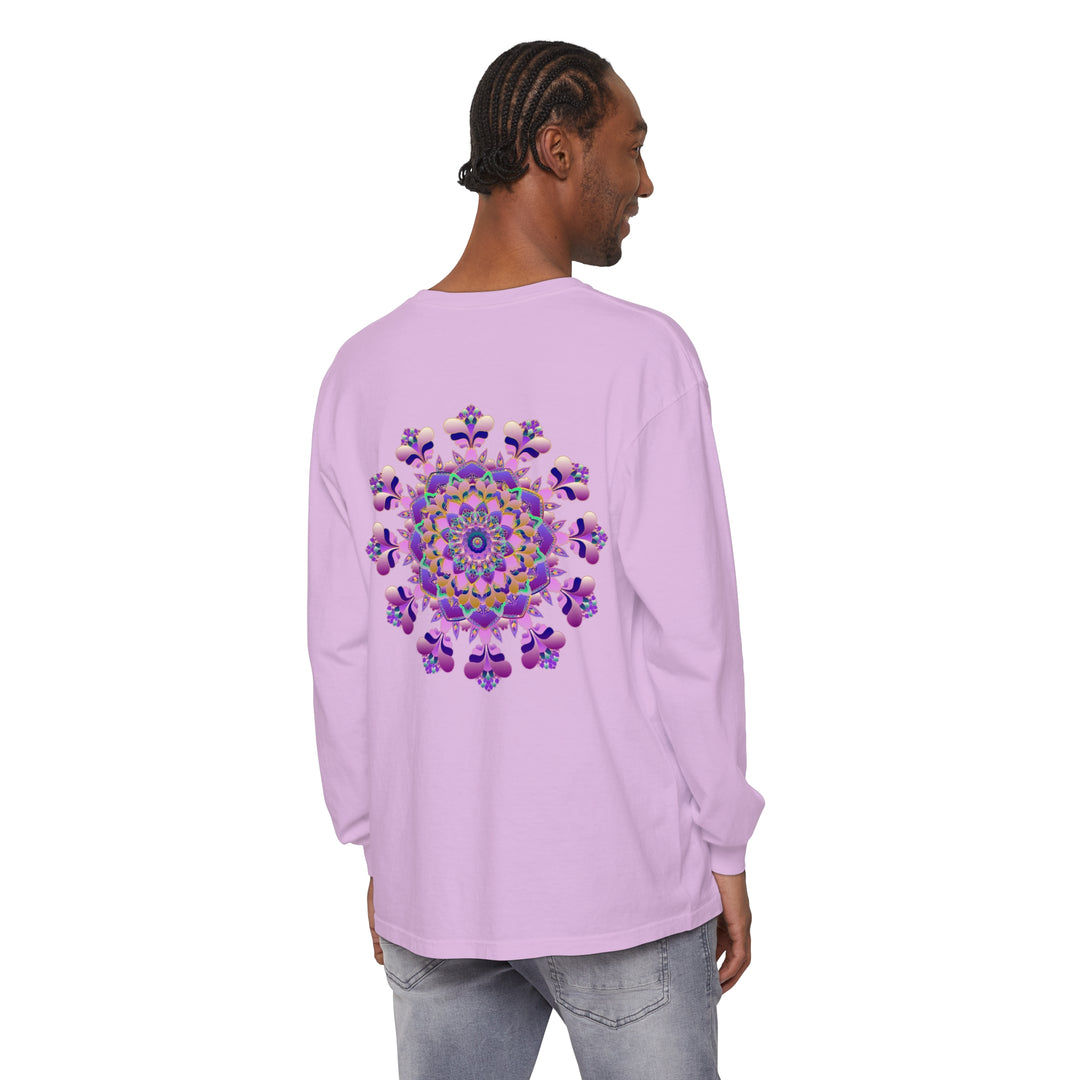 Intricate Mandala Long Sleeve T-Shirt - Unisex with beautiful detailed design