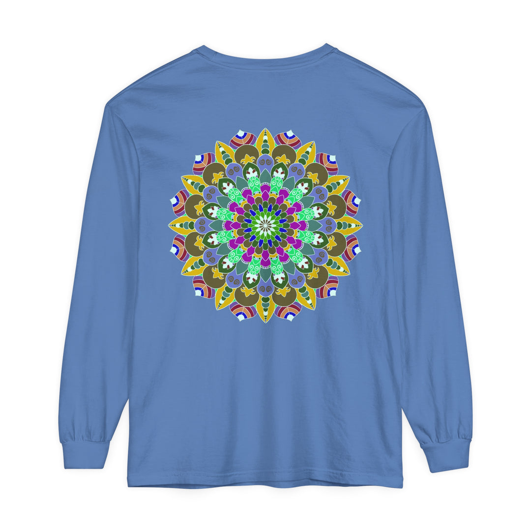 Colorful Mandala Long Sleeve T-Shirt - Spiritual Art 33