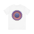 Vibrant Mandala T-Shirt featuring intricate design symbolizing spiritual peace and harmony, perfect for expressing your inner tranquility and enlightenment