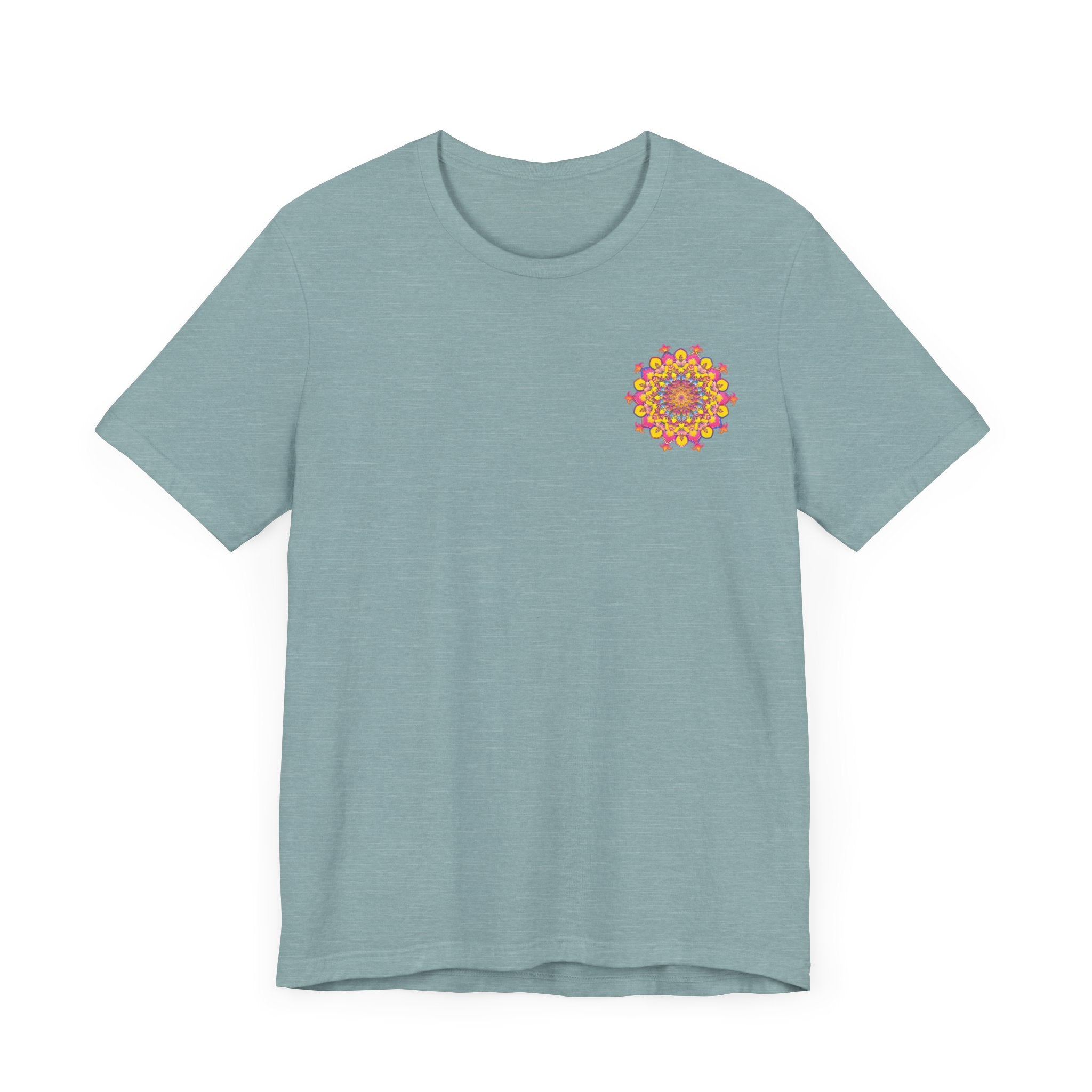 Beautiful mandala tee featuring intricate design for spiritual peace and harmony