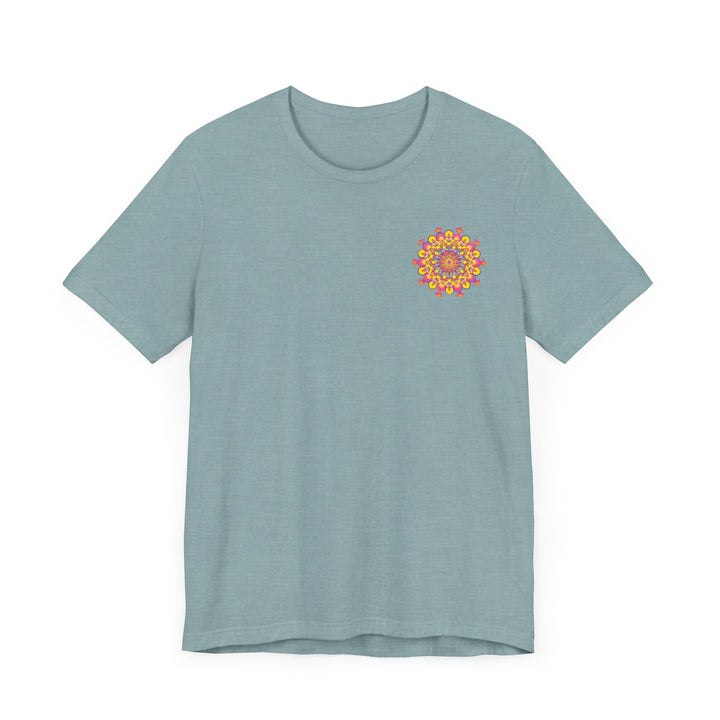 Beautiful mandala tee featuring intricate design for spiritual peace and harmony