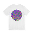 Vibrant Mandala Tee featuring intricate spiritual design, promoting peace and harmony
