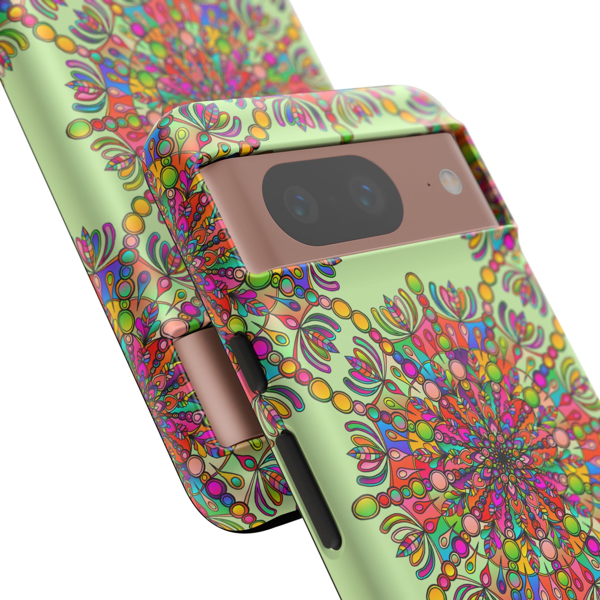 Vibrant Mandala iPhone & Google Pixel Case | Tough Cases