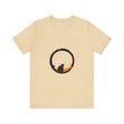 Black Cat Mystery Moon T-Shirt featuring a spooky and stylish design