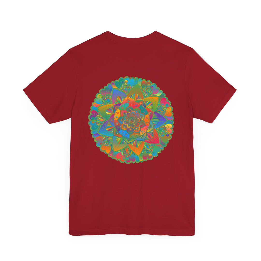 Detailed and captivating mandala pattern on high-quality shirt