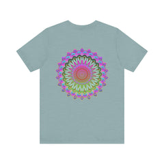 Vibrant Mandala Tee featuring a colorful and intricate design symbolizing spiritual peace and harmony for a mindful and stylish look