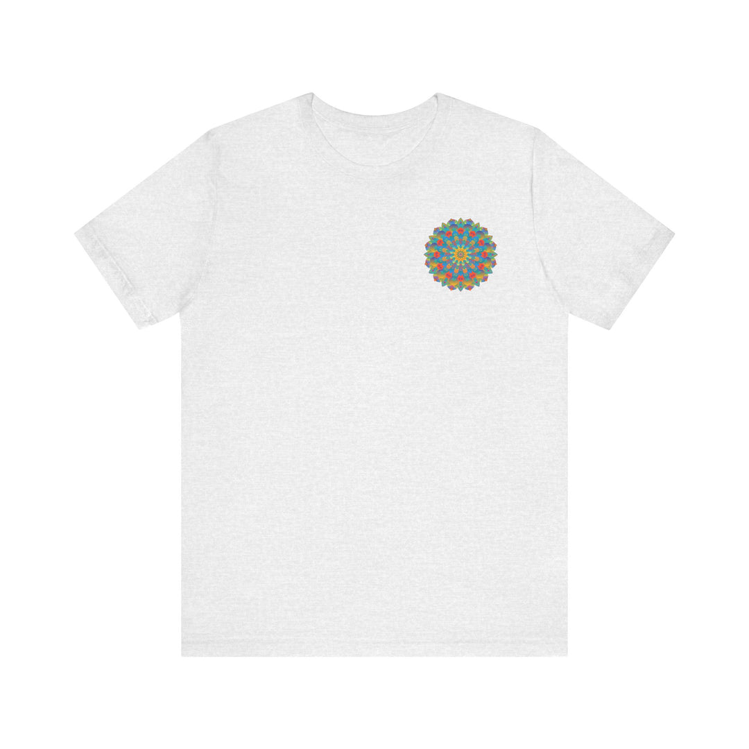  Psychedelic t-shirt with a stunning mandala print and spiritual peace message