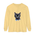 Black Cat Watercolor Unisex T-Shirt featuring a stunning hand-painted feline design