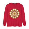 Intricate Mandala Unisex Long Sleeve T-Shirt with detailed and colorful mandala design
