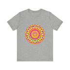 Vibrant and detailed mandala pattern tee in multiple colors and intricate design