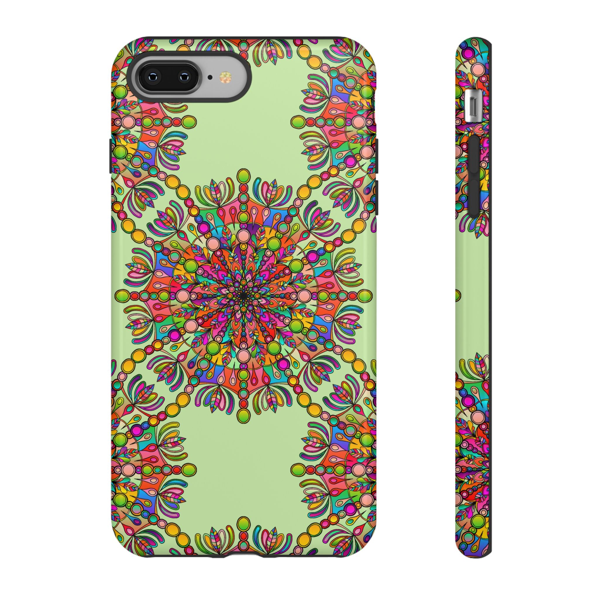 Vibrant Mandala iPhone & Google Pixel Case | Tough Cases