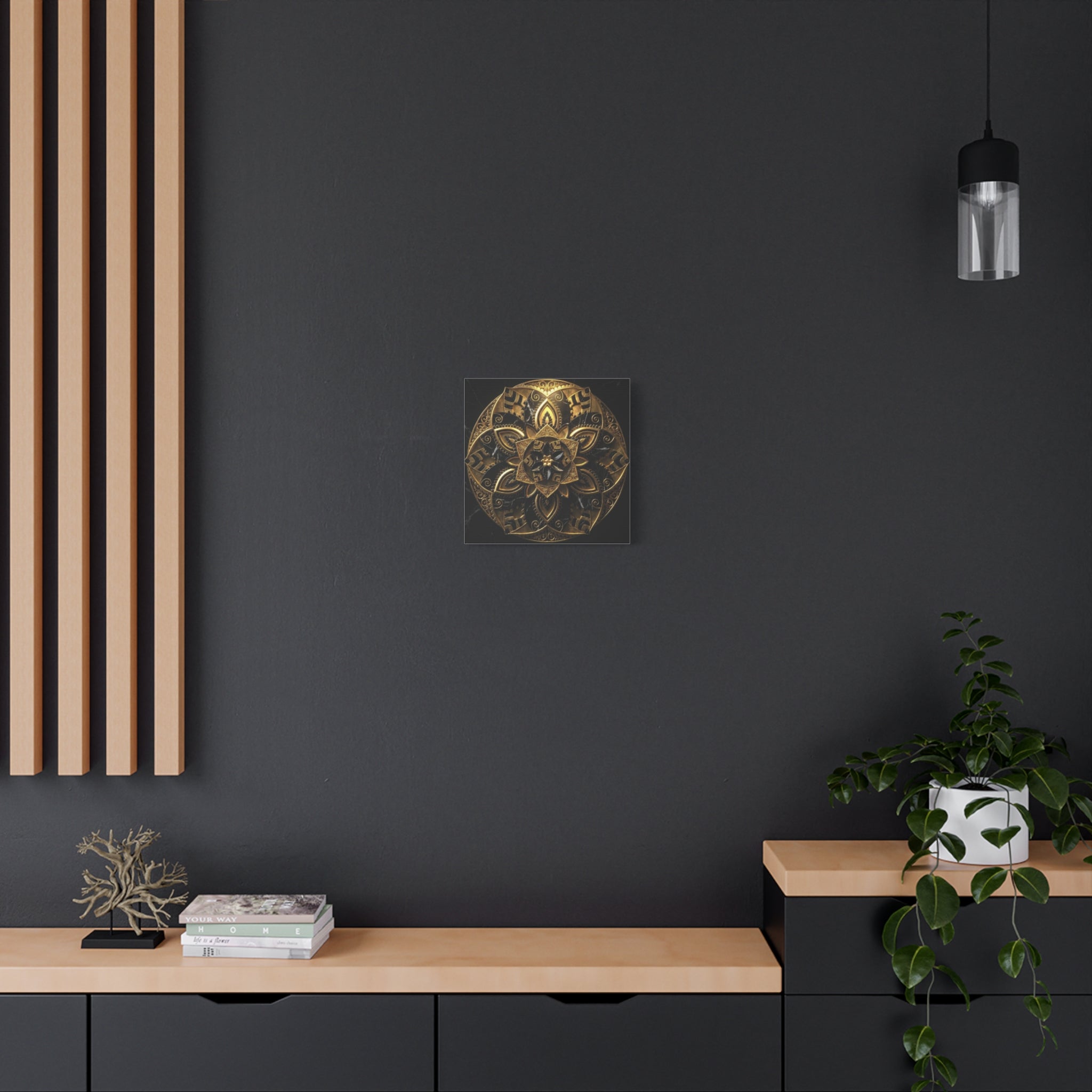 Eternal Balance – Luxury Marble & Gold Canvas
